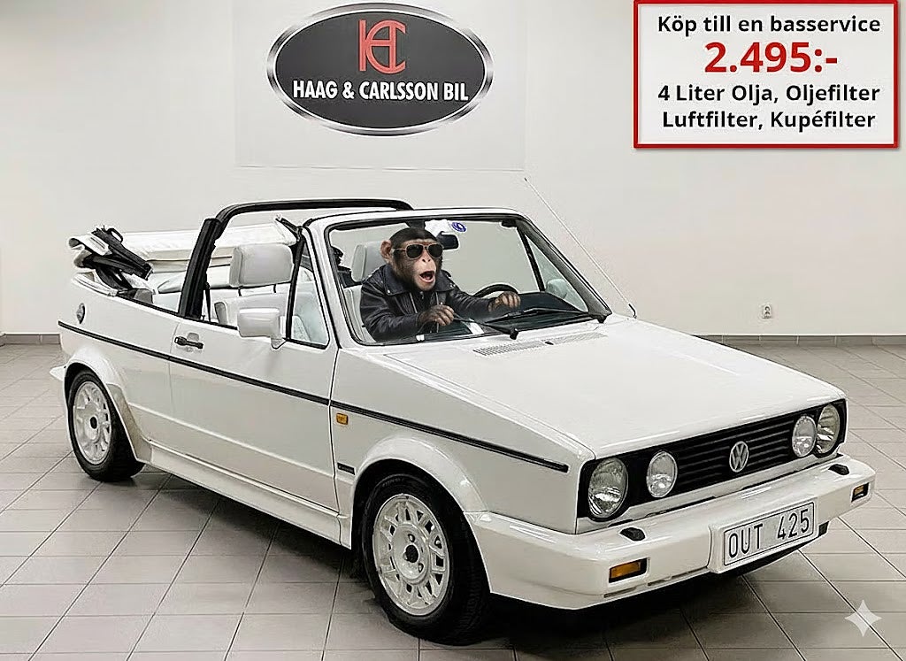 Volkswagen Golf Cabriolet 1.8 95hk i orginalskick