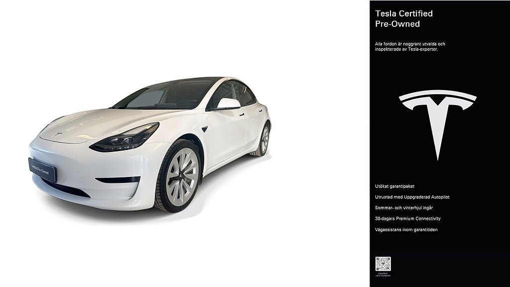 Tesla Model 3 Standard Range Plus Certified Pre-Owned 3,84% ränta