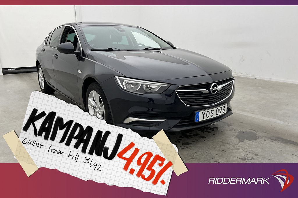 Opel Insignia Turbo Grand Sport 165hk Enjoy Ra 4,95% Ränta