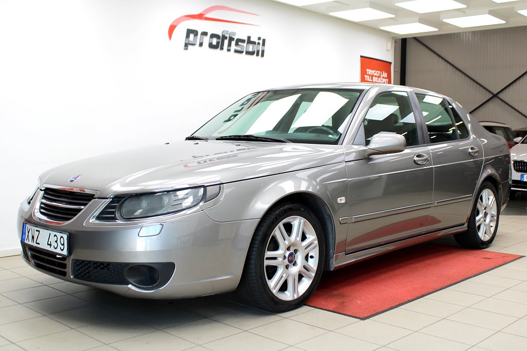 Saab 9-5 SportSedan 2.3t Vector Euro 4-Ny Besiktigad Drag