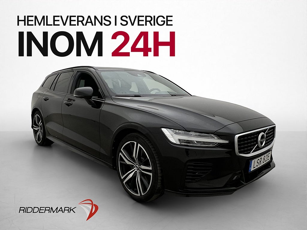 Volvo V60 T8 AWD R-Design Pano H/K 360° Nav Drag Värmare HuD