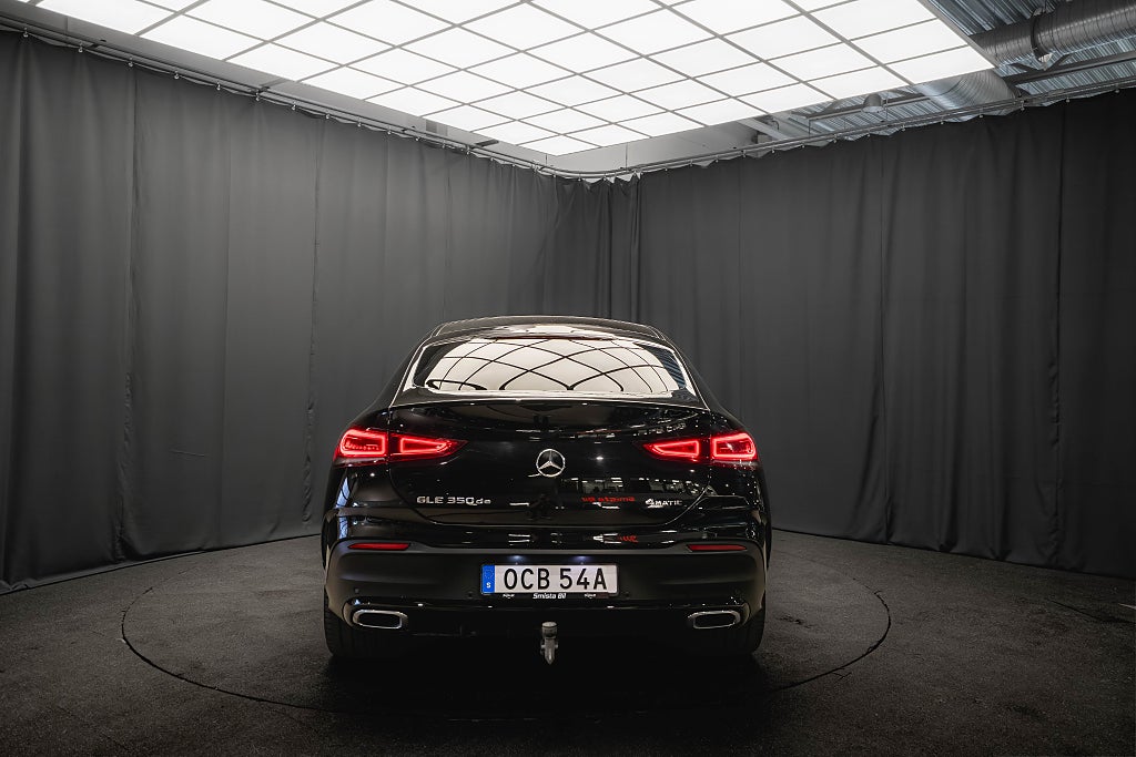 Mercedes-Benz GLE 350 de 4M Coupé AMG PANO LUFT 22" BUR HUD MOMS DRAG