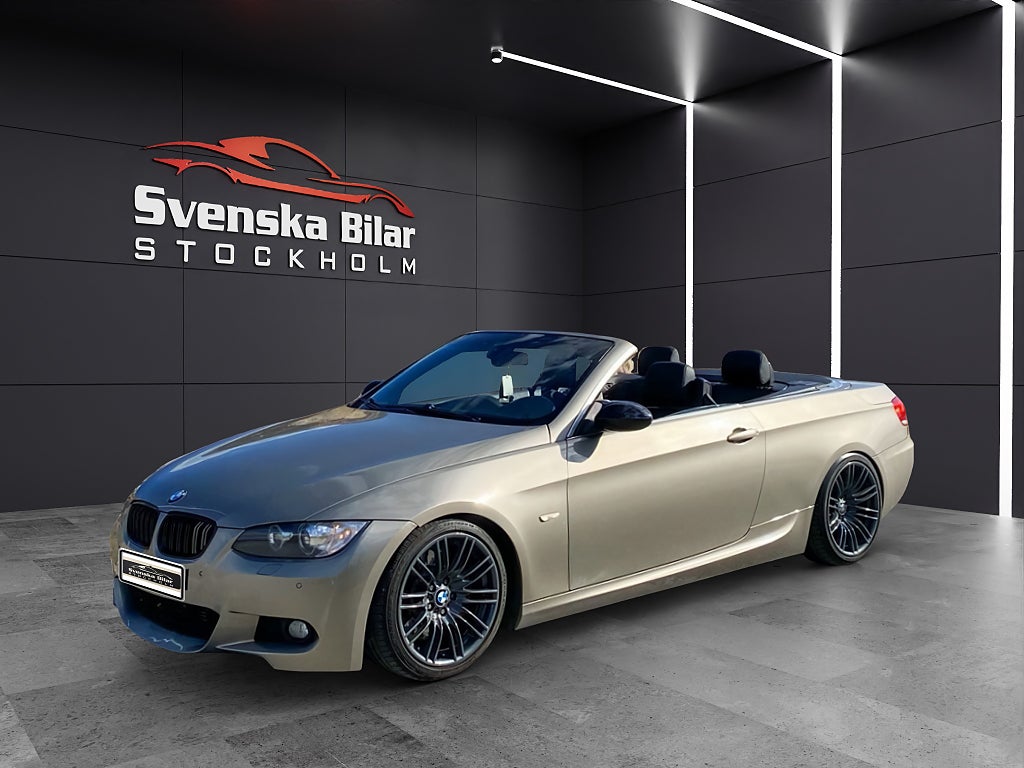 BMW 335i M Sport Cab E93 /LÄDER/KEYLESS/STORA NAVI/DRAG/HIFI