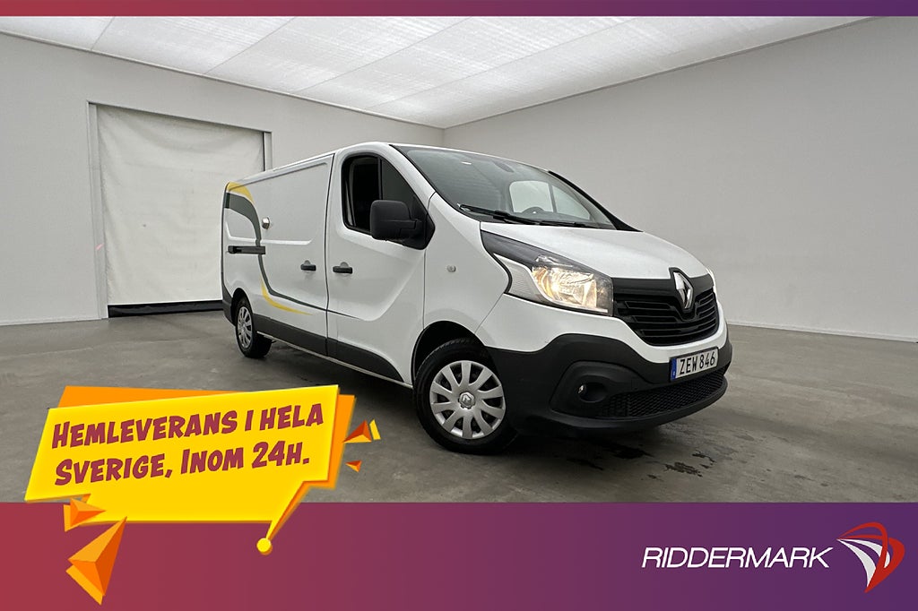 Renault trafic L2 1.6dCi Värmare Dragkrok PDC V-Inredd Moms