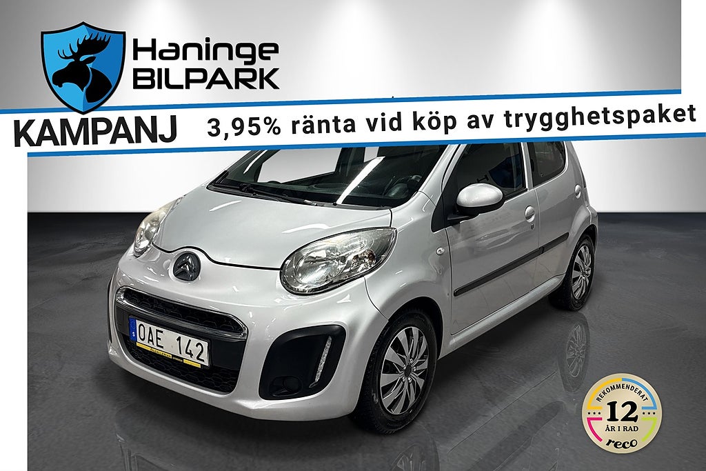 Citroën C1 5-dr 1.0 / AUTOMAT / LÅGMILARE / NYSERVAD!