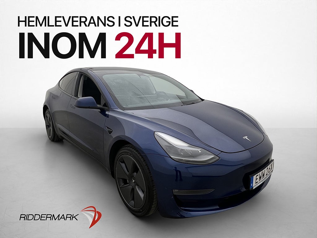 Tesla Model 3 Long Range AWD Dragkrok Svensksåld MOMS