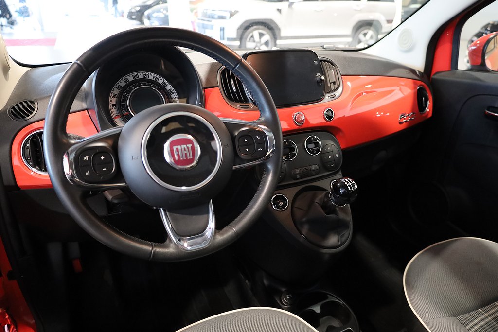 Fiat 500 1,2 69hk Lounge Panorama 2019
