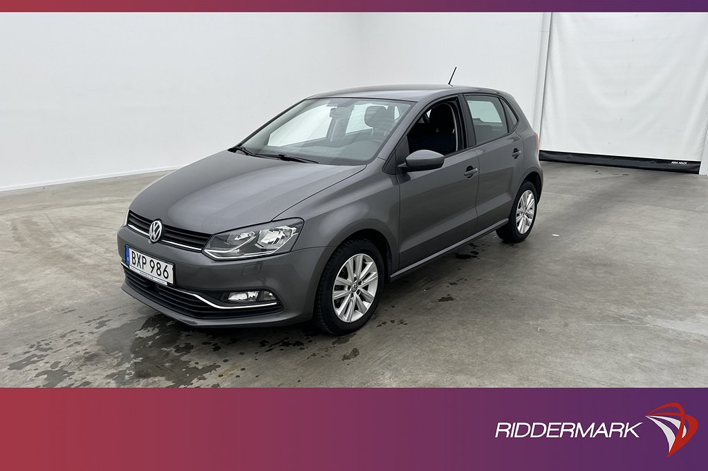 Volkswagen Polo 1.2 TSI 90hk Bluetooth Låg skatt 0,47L/mil