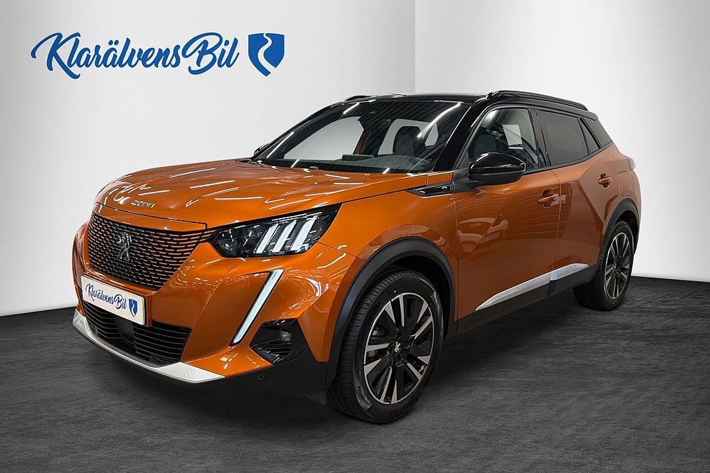 Peugeot E-2008 GT (136hk) Gps | Keyless | Kamera | Halvskinn | Carplay