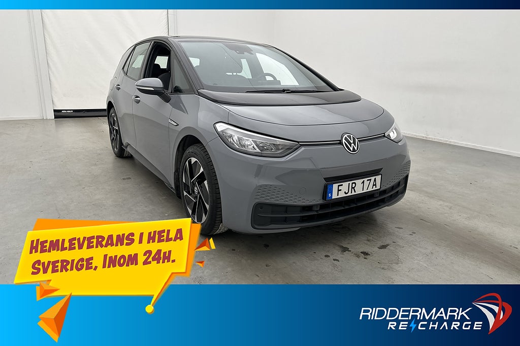 Volkswagen ID.3 Pro Performance 204hk Värmare Navi Sensorer