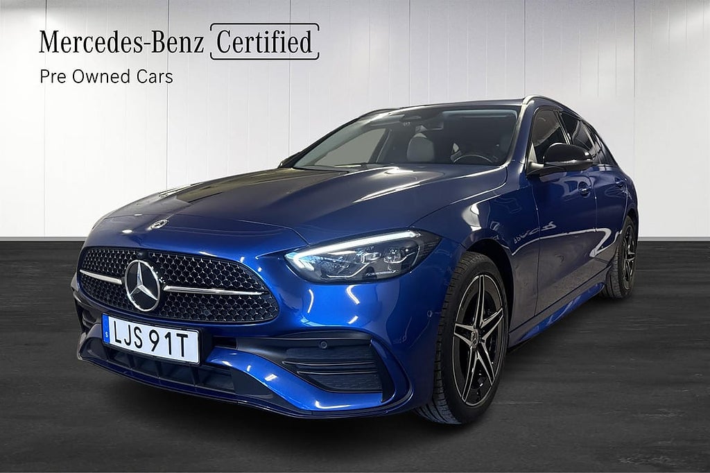 Mercedes-Benz C 300 e Kombi AMG Line, Dragkrok, Värmare