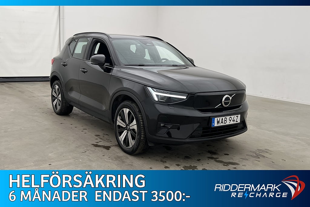 Volvo XC40 Recharge Single Motor Plus Kamera Värm Drag MOMS