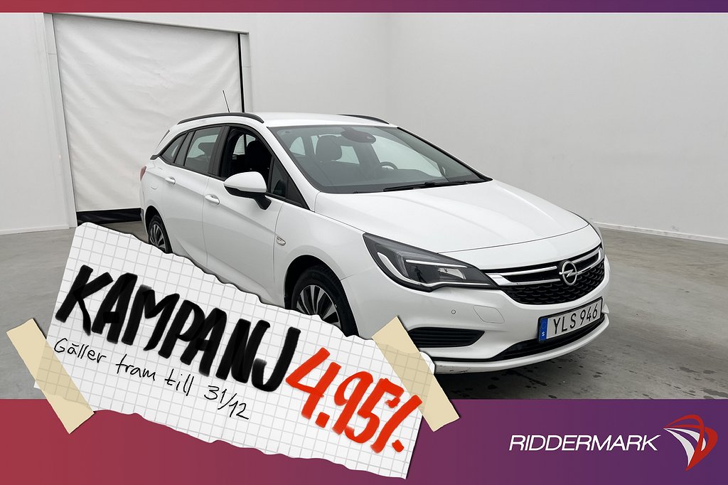 Opel Astra Sports Tourer 136hk Enjoy D-Värmare R 4,95% Ränta