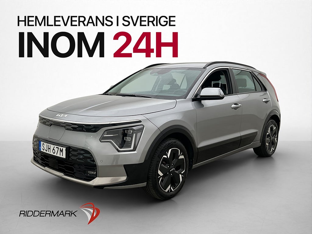 Kia Niro EV 204hk Action Kamera Navi CarPlay Halvskinn