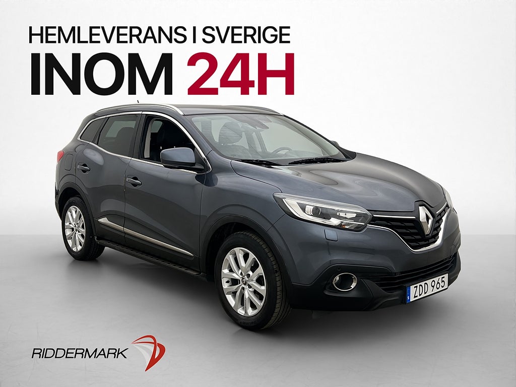 Renault Kadjar 1.2 TCe 130hk  Cockpit Sensorer CarPlay Navi