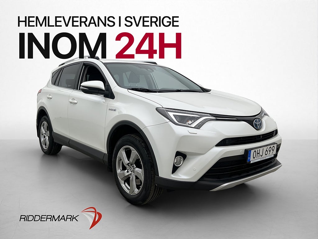 Toyota RAV4 Hybrid AWD Executive M/K-Värm 360° Drag Skinn