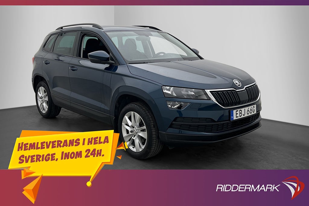 Skoda Karoq 1.0 TSI 115hk Kamera Dragkrok Carplay 1 Brukare