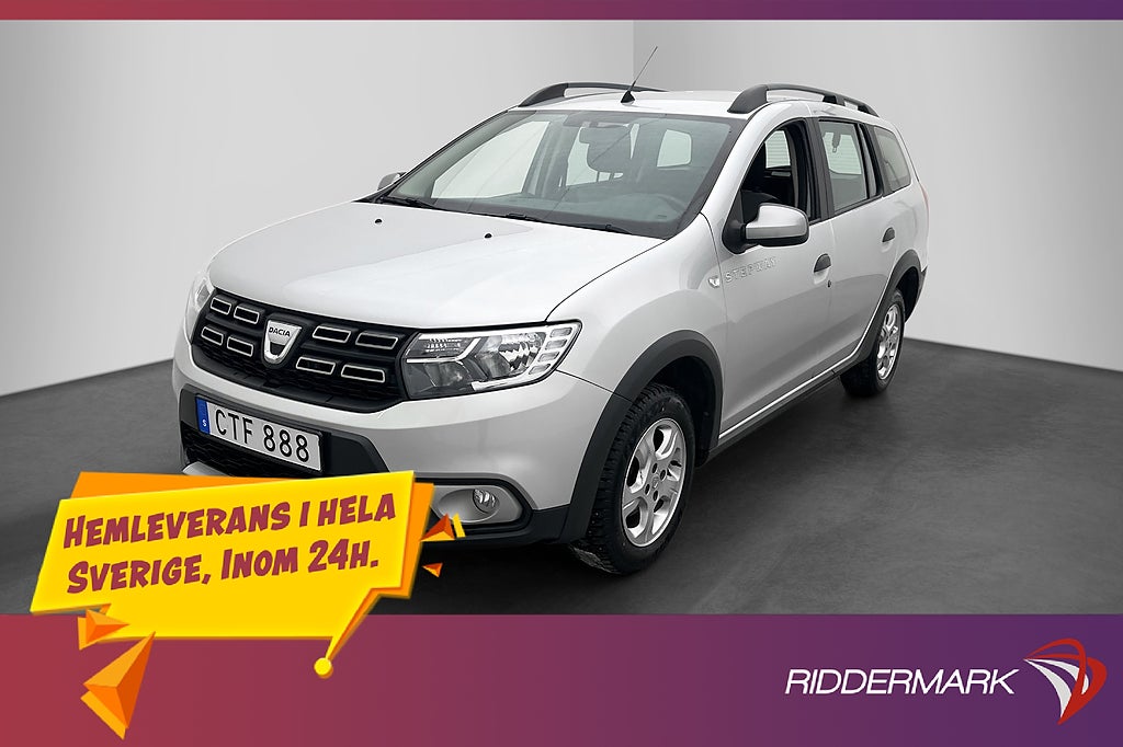 Dacia Logan 1.5 dCi 90hk Dragkrok P-Sensorer Navi Bluetooth