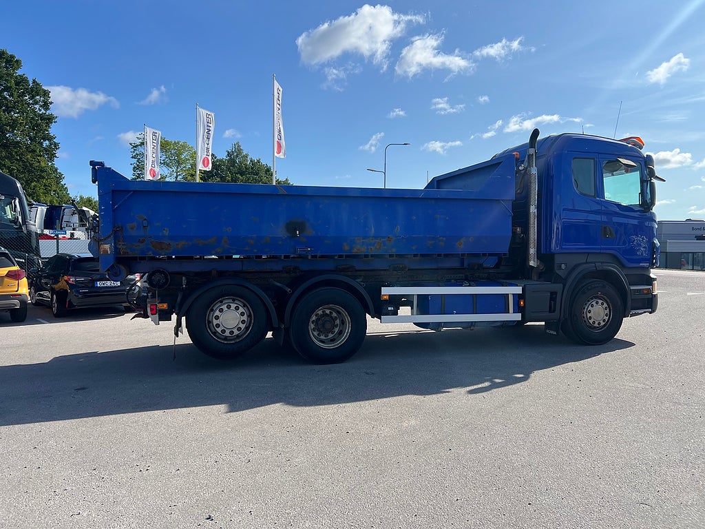 Scania R440 6x2*4 Hiab Lastväxlare inkl Flak, Euro 5