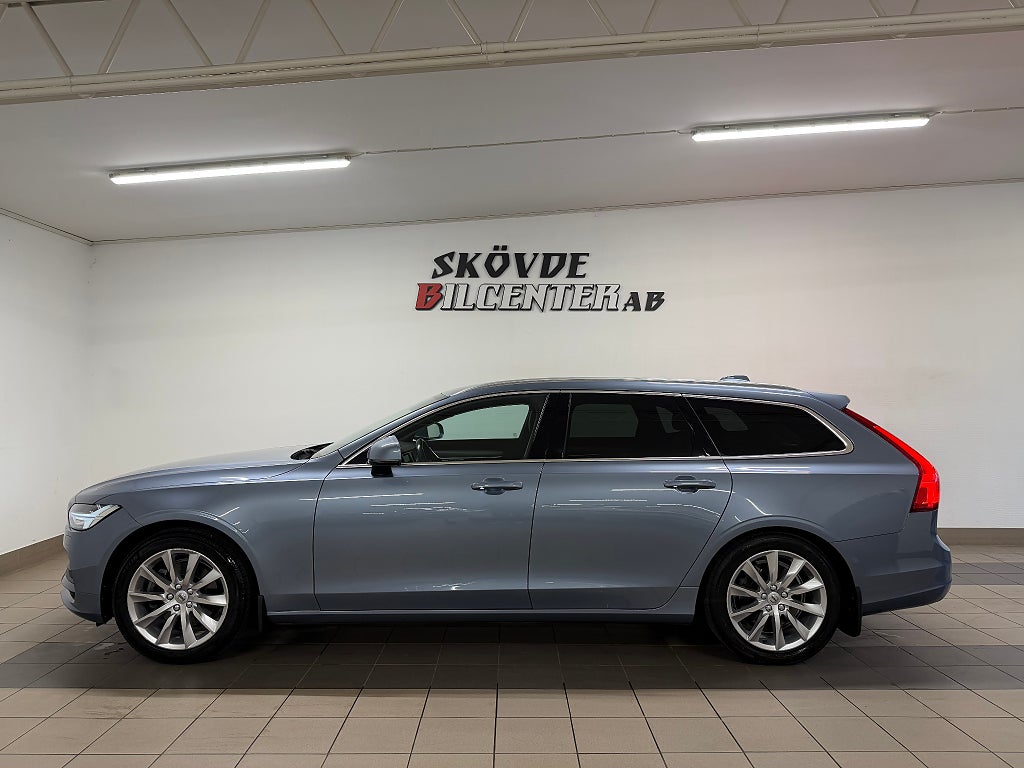 Volvo V90 T5 Momentum/Automat/1-Ägare/Värmare/Drag/Skinn/VOC/LED