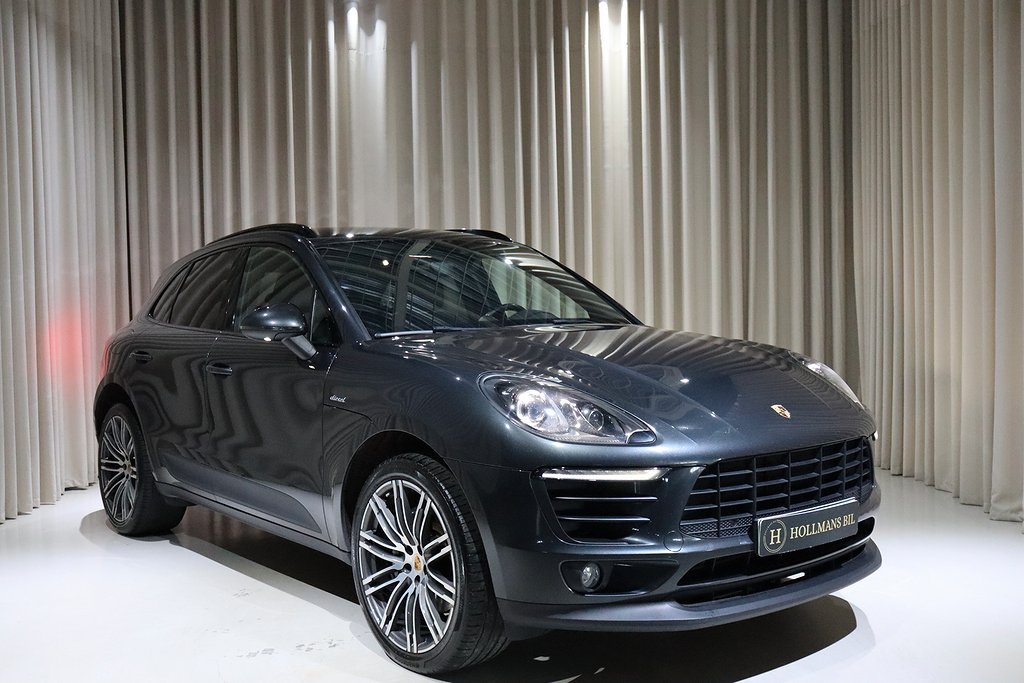 Porsche Macan S Diesel PDK 258HK Sport Chrono Bose Luftfjädring Värmare