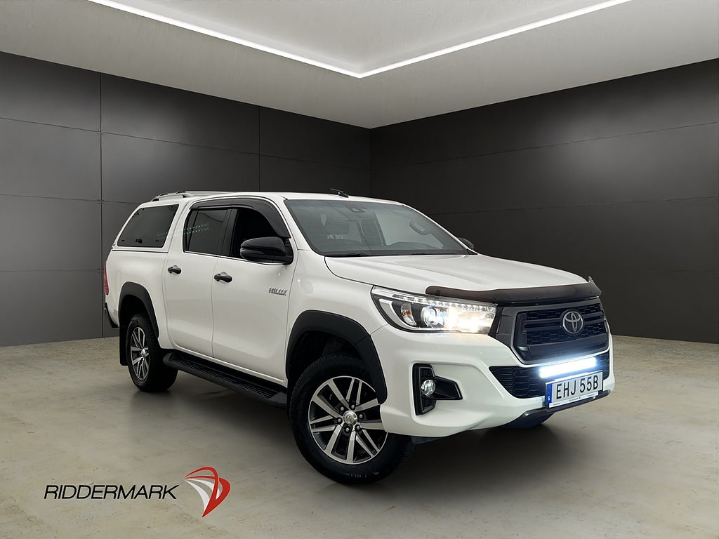 Toyota HiLux Ultimate 2.4 4WD Drag Skinn Lastsläde Kåpa Moms