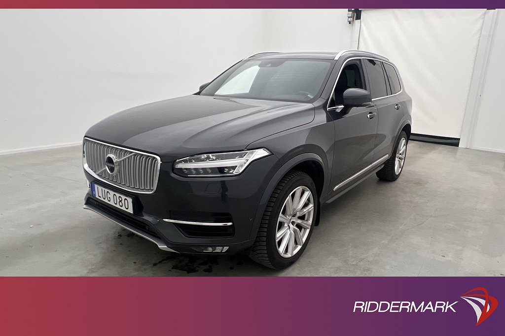 Volvo XC90 D5 AWD Inscription VOC Värm 360° Navi Skinn MOMS