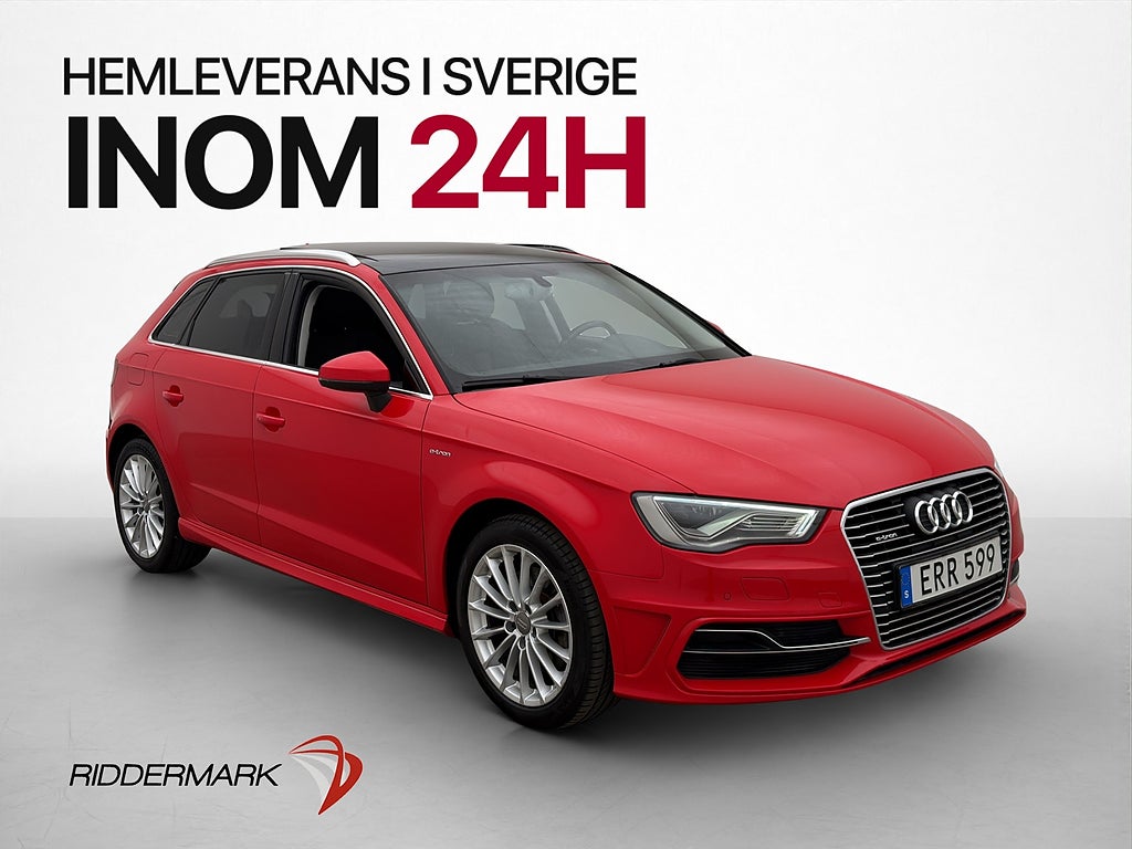 Audi A3 SB 1.4 TFSI 204hk Ambition Pano Navi Läder