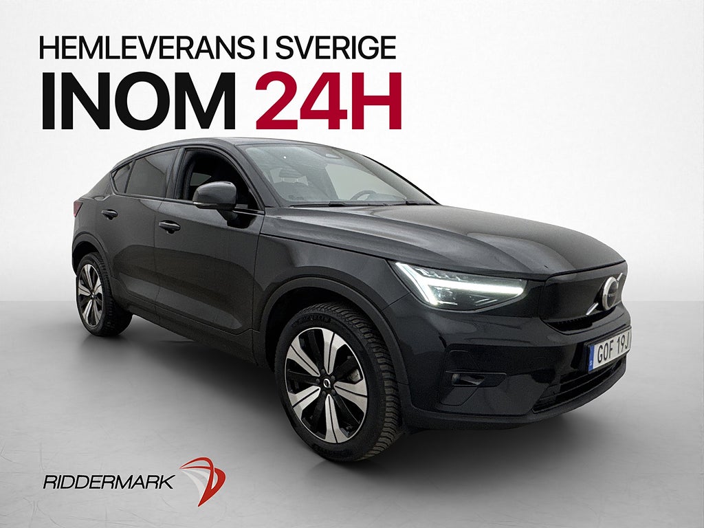 Volvo C40 Recharge Twin Motor AWD Plus Pano Värm BLIS MOMS
