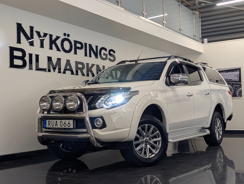 Mitsubishi L200 DH 2.4 181hk 4WD AUT | Drag | Moms | Släde | Blixtljus