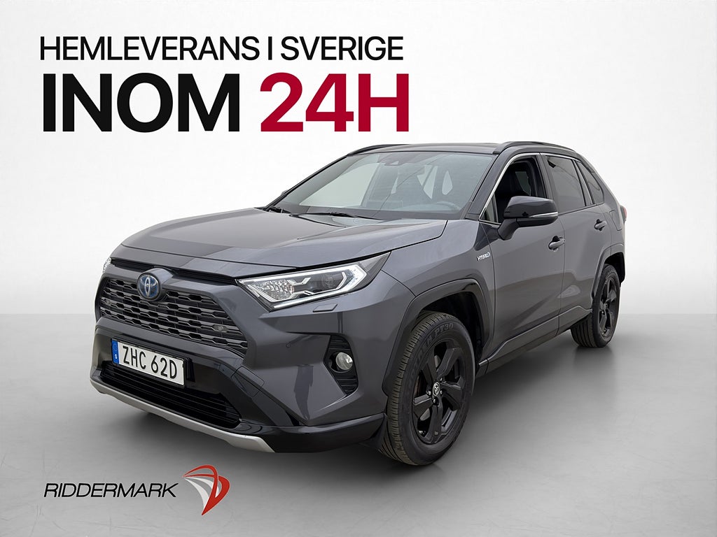 Toyota RAV4 Hybrid AWD-i Style Kamera Drag Läder 222hk