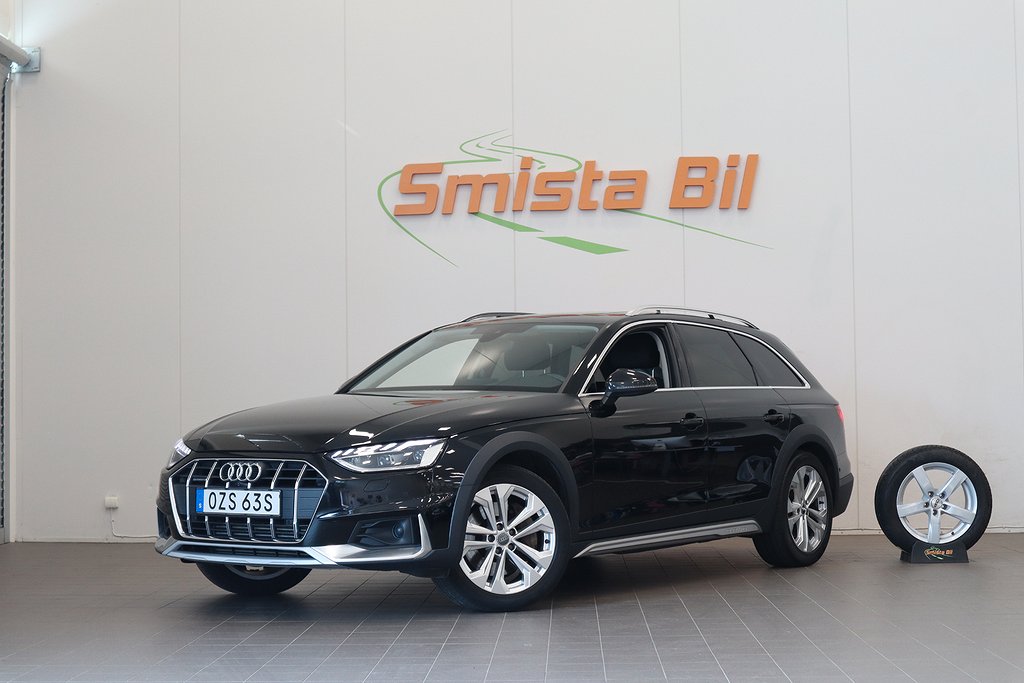 Audi A4 Allroad Q 45 TFSI PANO B&O COCKPIT MATRIX DRAG 360° 245hk