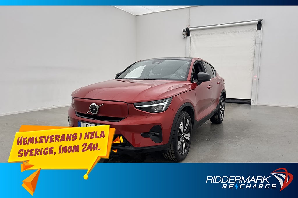 Volvo C40 Recharge Single Motor 231hk Plus Pano Värmare Drag