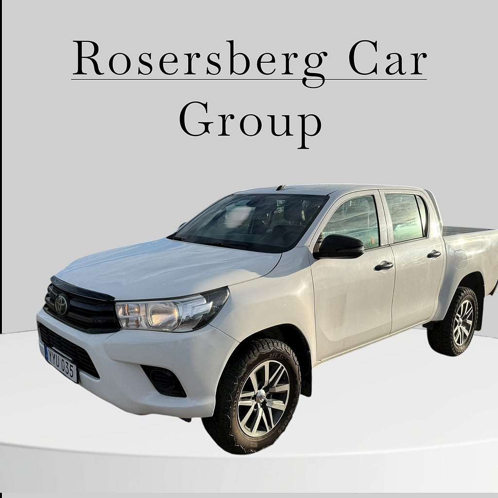 Toyota Hilux 2.4 AWD LÄDER D-CAB 5800 MIL DIFF EU6