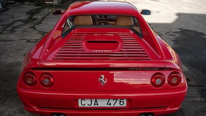 Ferrari F355 har genom åren körts 6 550,9 mil. Foto: Collecting Cars 