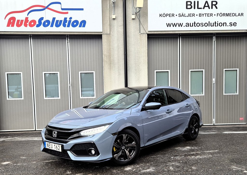 Honda Civic 1.5T i-VTEC CVT 182hk Sp+|GPS|Glastak|B-Kamera