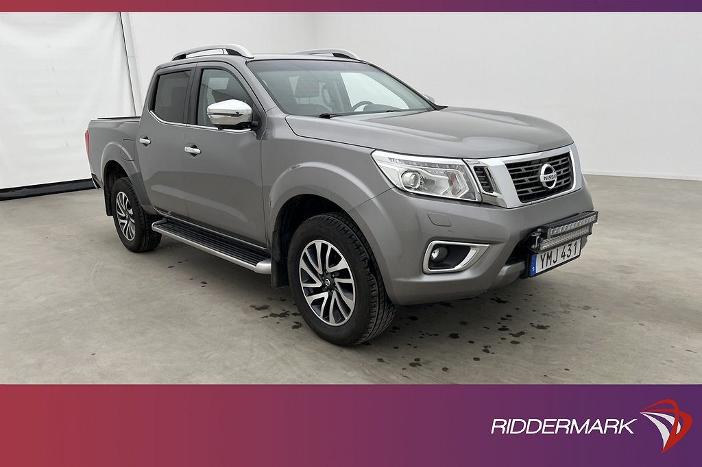 Nissan Navara Tekna 2.3 4WD Värmare Drag Skinn Moms 1-Ägare