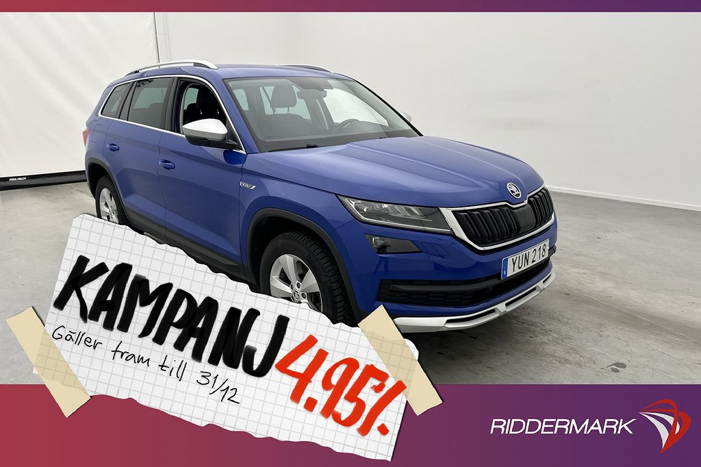 Skoda Kodiaq 2.0 TDI 4x4 Scout 7-Sits D-Värm Co 4,95% Ränta