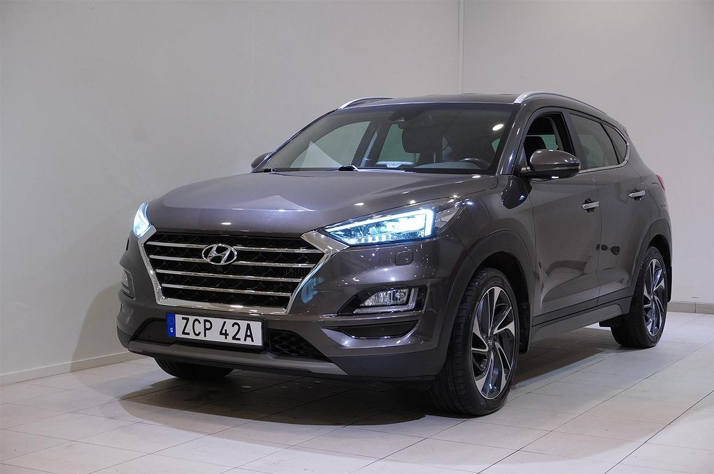 Hyundai Tucson 1.6 T-GDi Premium 4WD Automat Läderklädsel Backkamera Navi