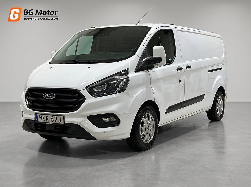 Ford Transit Custom Custom 2.0 TDCi 130HK L2 Drag/2xdörrar/D-Värm/Inredd