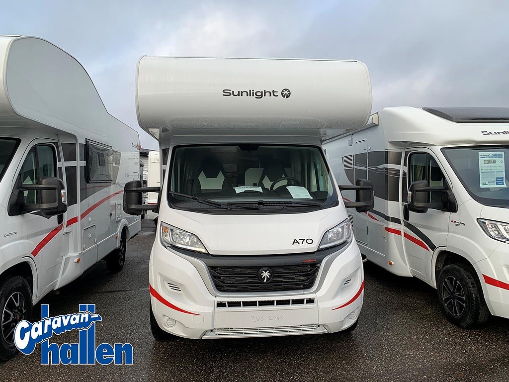 Sunlight A 70 Master Paket Familjebil 6 pers med hög lastvikt