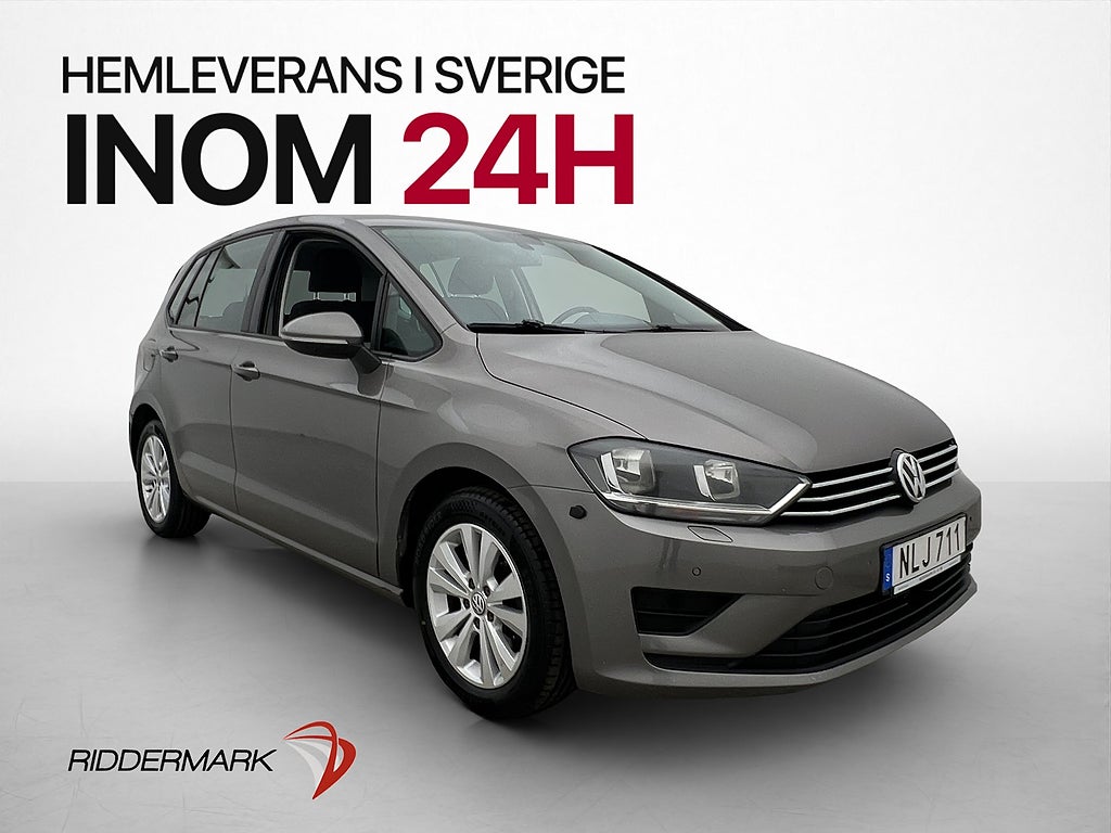 Volkswagen Golf Sportsvan 1.4 M/K-Värm Adp-Fart Drag Kamera