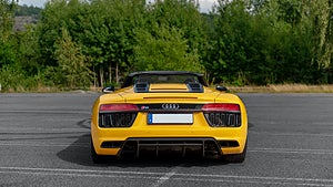 Audi R8 har en 5,2 liters V10-motor. Foto: Collecting Cars 