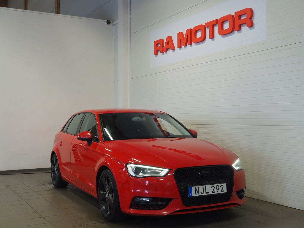 Audi A3 SB TDI 150hk S-Tronic | Adaptiv farth | Side Assist | 2014