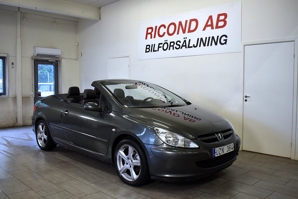 Peugeot 307 CC 2.0 Cab Fung ACC Läderklädsel Nybes ua