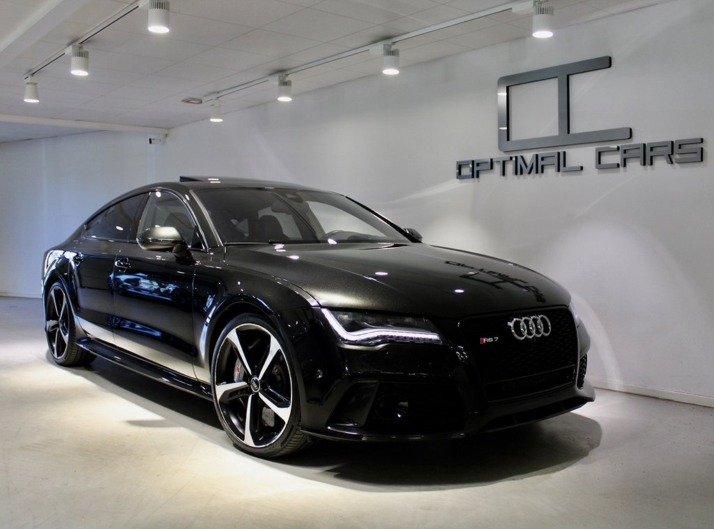 Audi RS7 4.0TFSi Q Carbon Keramiska B&O Maxutrustad