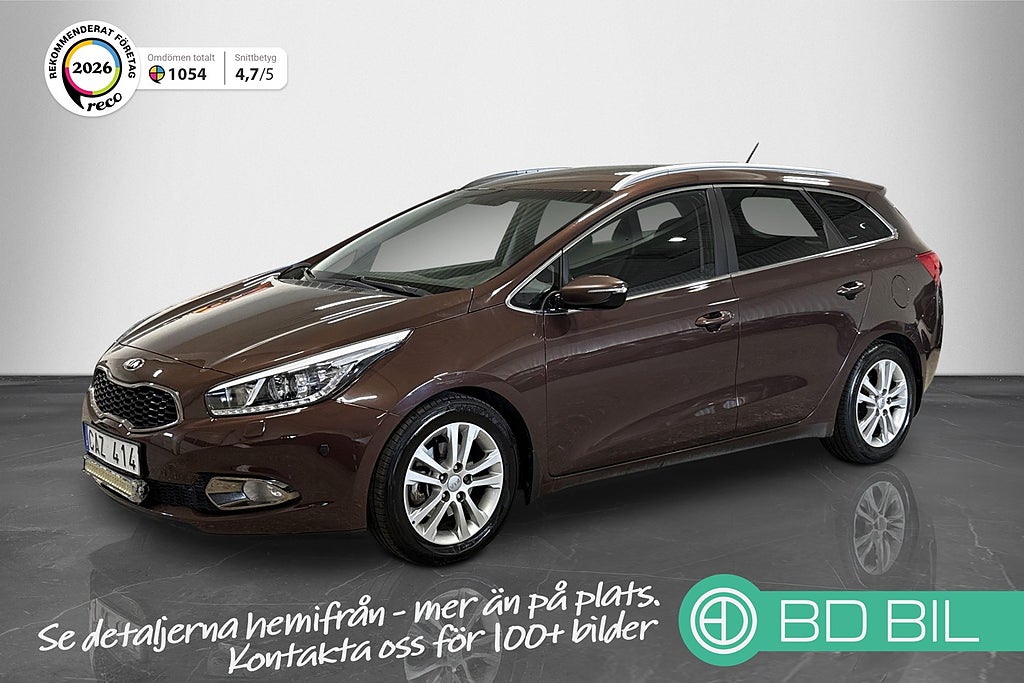 Kia Ceed SW 1.6 CRDi 128 HK TVÅ BRUKARE VÄLSERVAD VÄRMARE DRAG 
