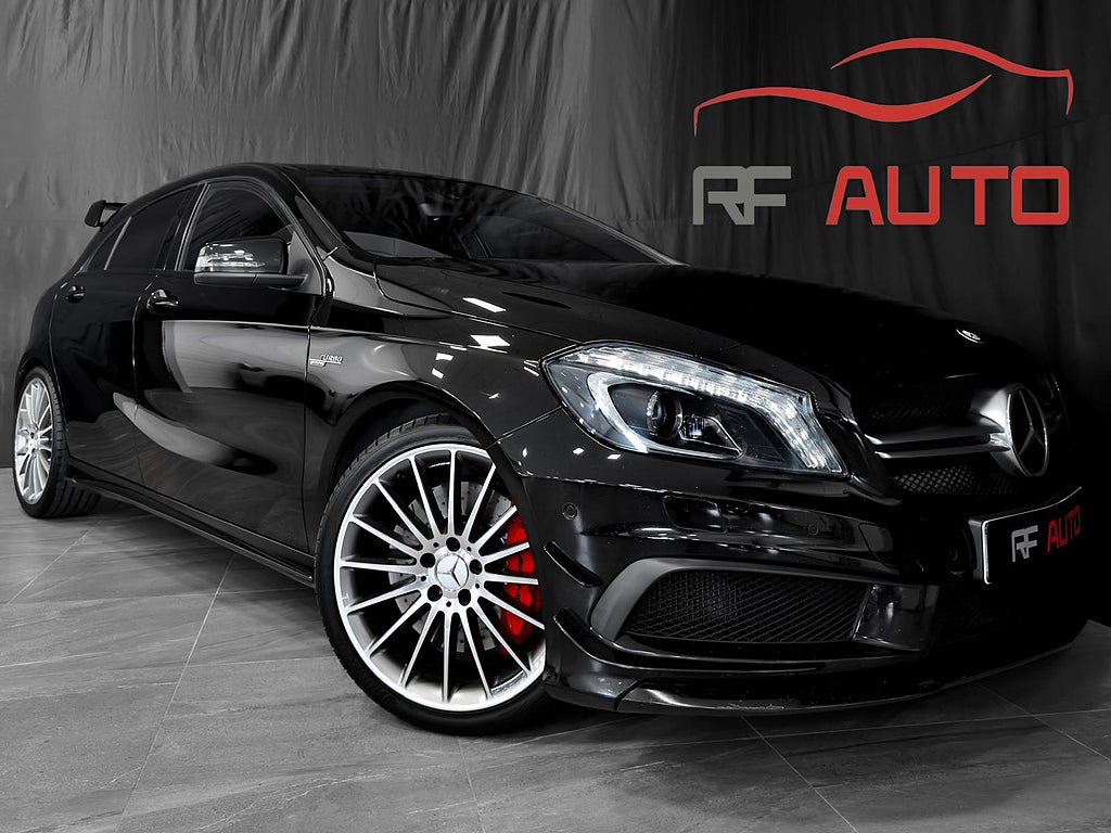 Mercedes-Benz A45 A 45 AMG 4MATIC Aerodynamik-paket Navi 360hk Svensksåld