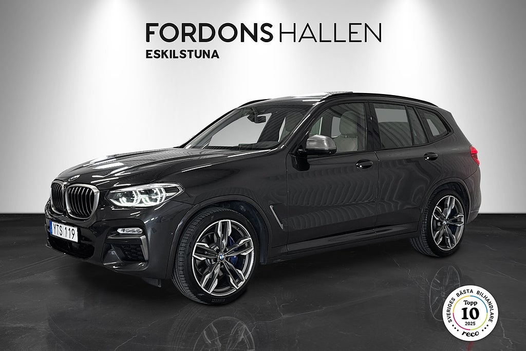 BMW X3 M40i xDrive Innovation /Pano /H&K® /Värmare /360° /Drag