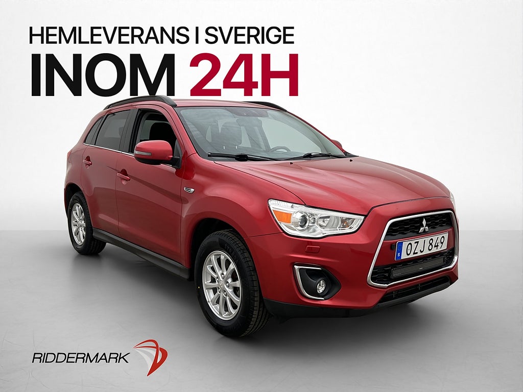 Mitsubishi ASX 1.8 Di-D AWD 116hk M-Värmare Drag Ledramp